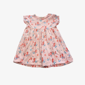 Seahorse jersey short sleeve dress