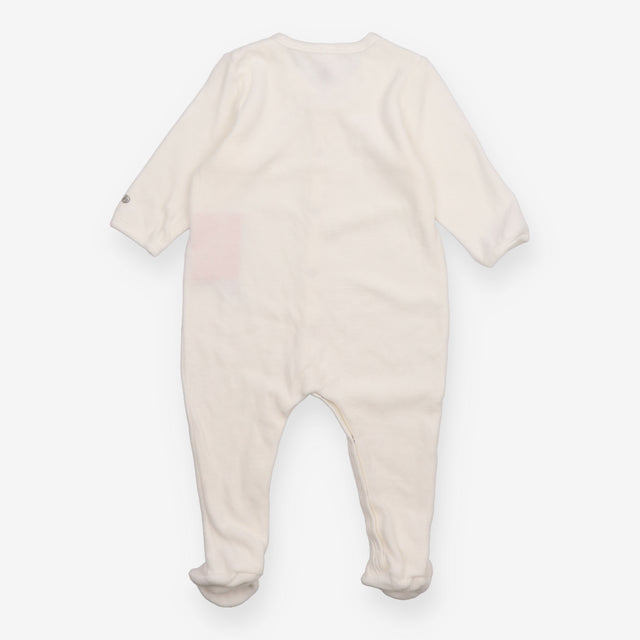 Sleepsuit Velour White