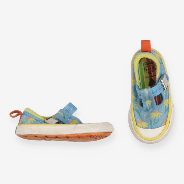 Foxing Bloom T-bar Canvas Shoes