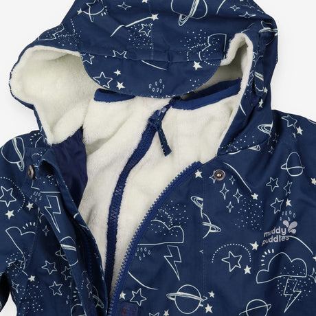 3 in 1 Waterproof Scampsuit Blue Space