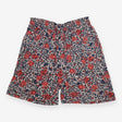 Floral Print Pull-On Woven Shorts Pink Navy