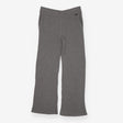 Trousers grey ribbed wide leg