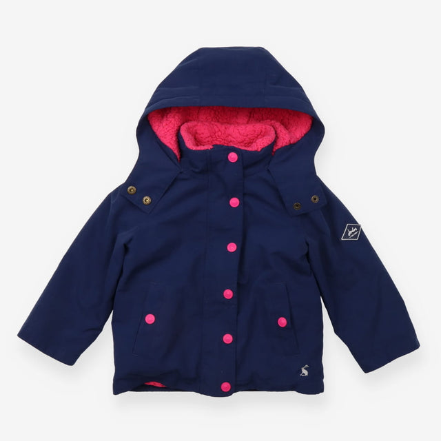 Coat Blue with Applique Unicorns