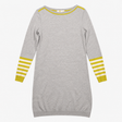 Dress Jumper Fine Knit Grey Striped