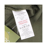 Khaki Green V neck Hoodie