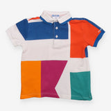 Polo Shirt Colourful Abstract