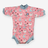 Baby Wetsuit Pink and Blue Zebra Print