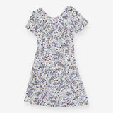 Floral maternity midi dress