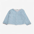 Reversible Cardigan Blue Fleece and Penguins