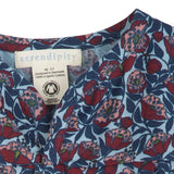 Paeonia brushed blouse