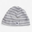 Grey Striped Beanie