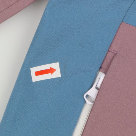 Blue and pink Waterproof jacket