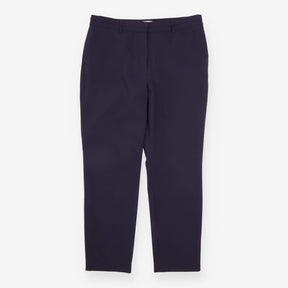 Whistles Trousers Navy Tailored Ankle Tapered Smar