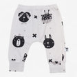 Leggings Mr Wolf Cream with Animal Faces