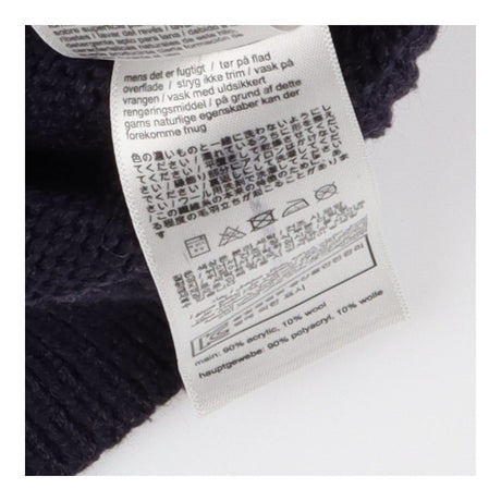 Sweater Knit Navy Rainbow Rudolph