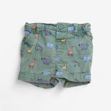 Green zoo woven shorts 