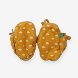 Pram Booties Yellow Floral