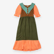 Isle of Shee 100% Linen Colorblock Statement Colla