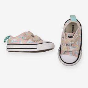 Velcro Twin Strap Unicorn Shoe - Pink