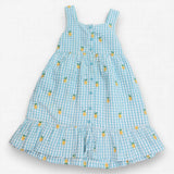 Blue And White Dress With Lemons 