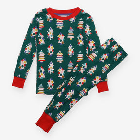 Green Christmas tree pyjamas