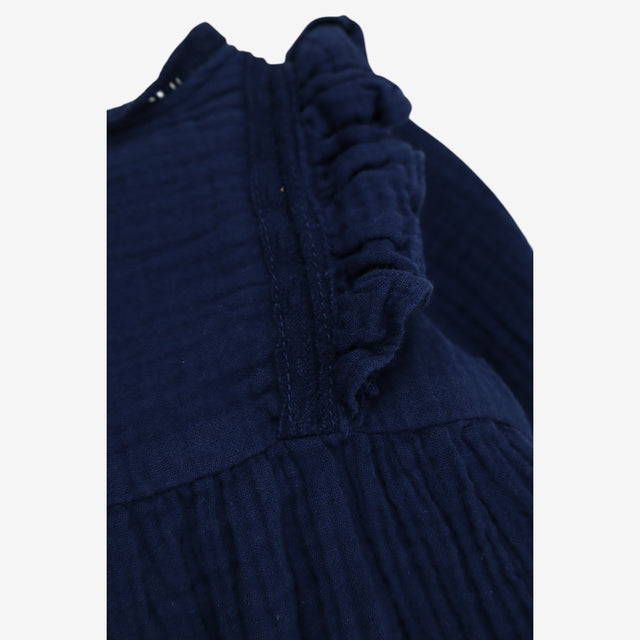 Dress LS navy flopsy rabbit 