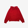 Red Frill neck sweater