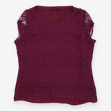 Top plum lace