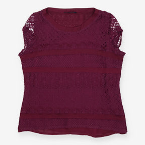 Top plum lace