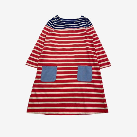 Blue and Pink Stripe Colourblock Jersey Dress