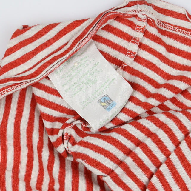 Dress Red Striped with Pockets