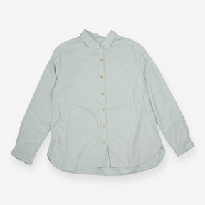 Soft Brushed Long‑Sleeve Shirt – Green