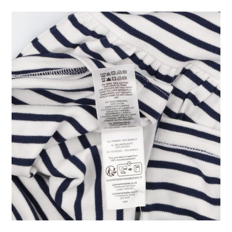 Dress navy stripe sailor collar 
