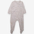 Sleepsuit white ditsy floral  Frill Wrap