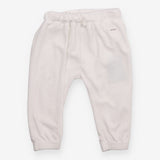 Leggings Velour White Bear Bum Applique