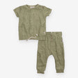 Green jungle jersey outfit