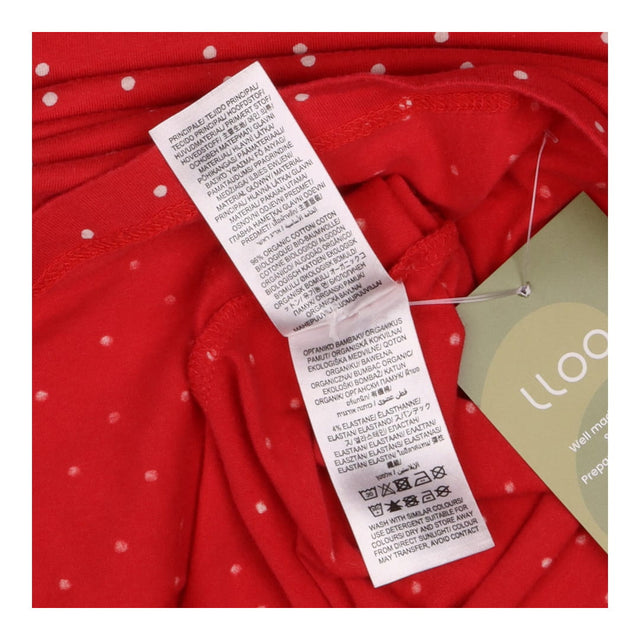Red Polka Dot Organic Cotton Jersey Dress