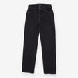 Topanga High-Rise Straight Leg Jeans in Washed Bla