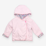 Jacket reversible pink stripe ditsy floral
