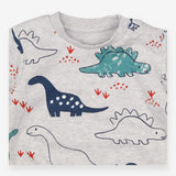 Sweater jersey grey dinosaurs