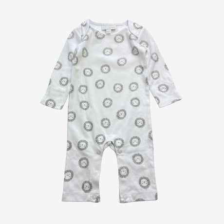 Grey and White Lion Sleepsuit