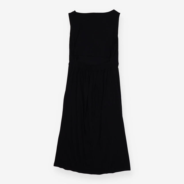 Black Open Back Jersey Dress