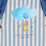 Shortie Dungaree and Bodysuit Blue Winnie The Pooh