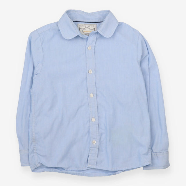 Shirt Blue and White fine stripe