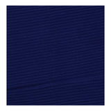 Dress Blue Textured Long Sleeve Round Neck Midi