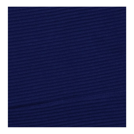 Dress Blue Textured Long Sleeve Round Neck Midi