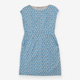 Florrie Blue Dove Sleeveless Jersey Dress