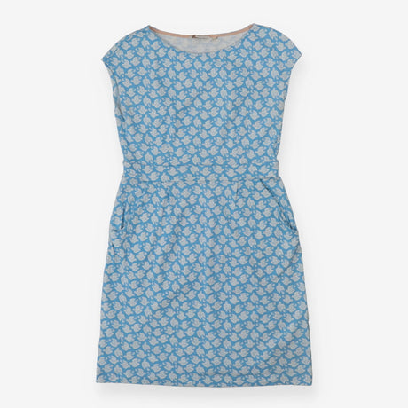 Florrie Blue Dove Sleeveless Jersey Dress