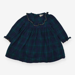 Dress Heirloom green blue tartan 