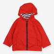 Raincoat Red with Navy Stripe Lining